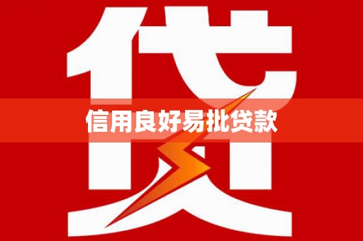 阳高信用良好易批贷款
