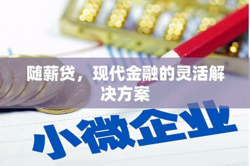 阳高随薪贷，现代金融的灵活解决方案