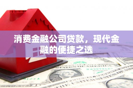 阳高消费金融公司贷款，现代金融的便捷之选