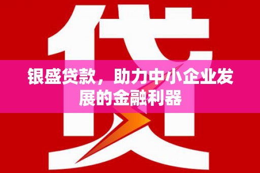 阳高银盛贷款，助力中小企业发展的金融利器
