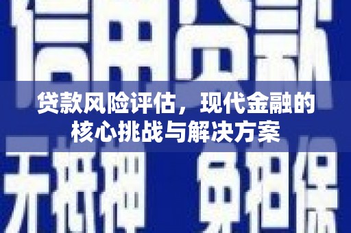 阳高贷款风险评估，现代金融的核心挑战与解决方案