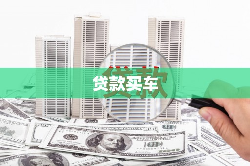 阳高贷款买车