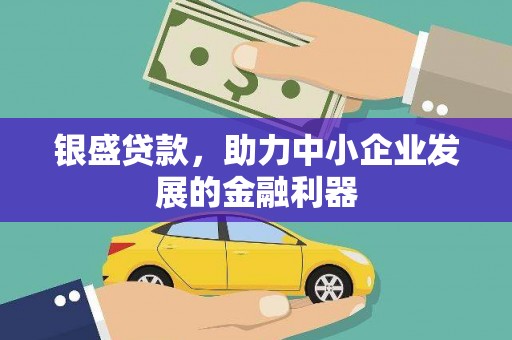 阳高银盛贷款，助力中小企业发展的金融利器
