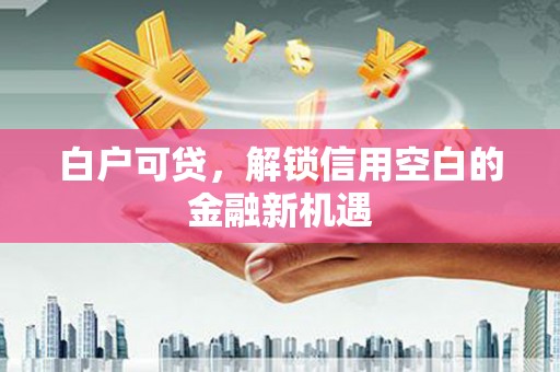 阳高白户可贷，解锁信用空白的金融新机遇
