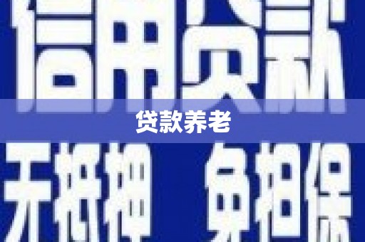 阳高贷款养老