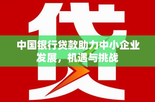 阳高中国银行贷款助力中小企业发展，机遇与挑战