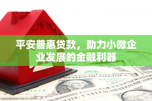 阳高平安普惠贷款，助力小微企业发展的金融利器