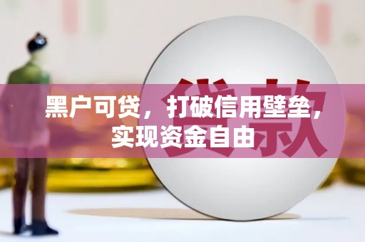 阳高黑户可贷，打破信用壁垒，实现资金自由