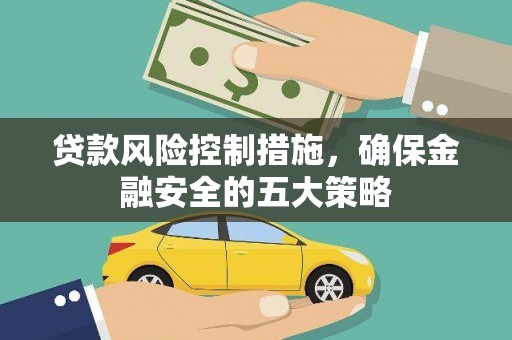 阳高贷款风险控制措施，确保金融安全的五大策略