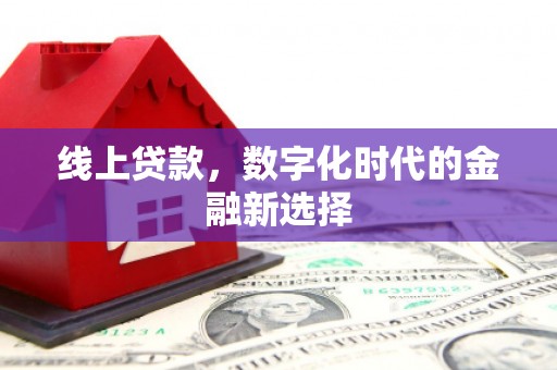 阳高线上贷款，数字化时代的金融新选择