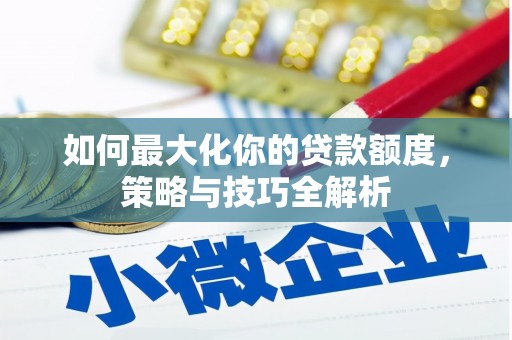阳高如何最大化你的贷款额度，策略与技巧全解析