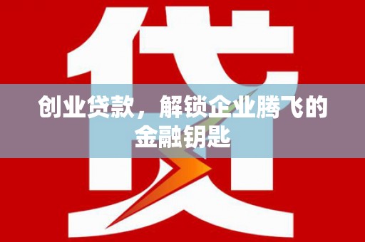 阳高创业贷款，解锁企业腾飞的金融钥匙