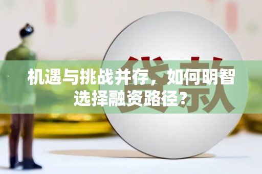 阳高机遇与挑战并存，如何明智选择融资路径？